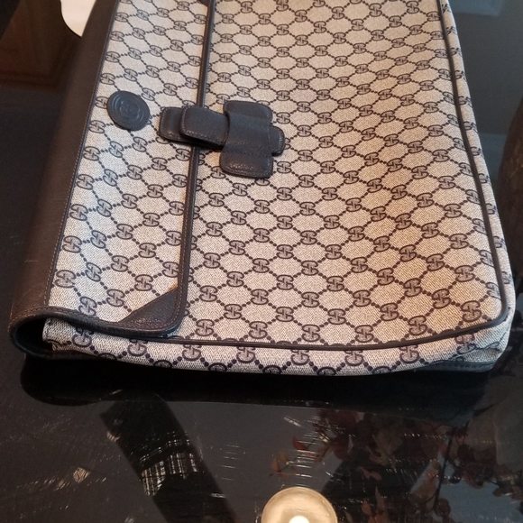 💯 GUCCI Vintage Briefcase/Portfolio/Laptop Case - Picture 7 of 13